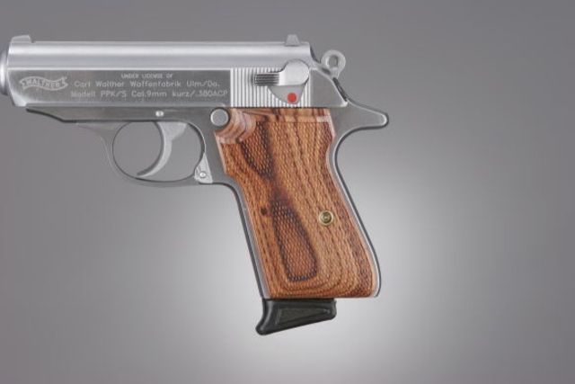 Hogue Walther PPK/S and PP Kingwood Checkered - Hogue