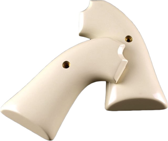 Hogue White Micarta Cowboy Panels Grip - Ruger Bisley