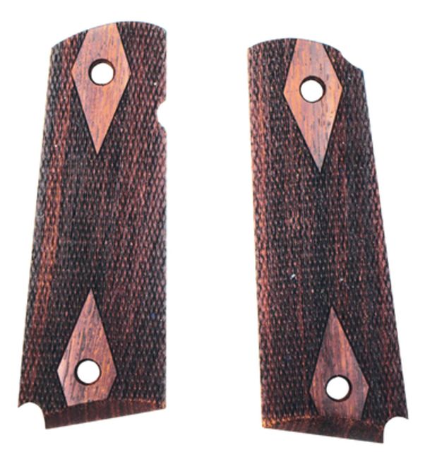 Hogue Wood Grip Panel Rosewood Grip - Colt Government 1911 Reproduction