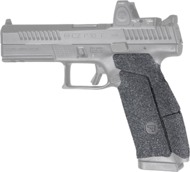 Hogue Wrapter Grit 9mm Adhesive Pistol Grip CZ P10 F Black - Hogue