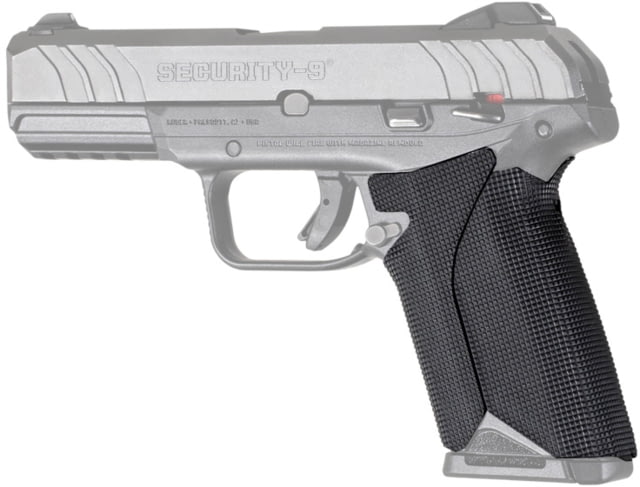 Hogue Wrapter Rubber Adhesive Grip Ruger Security 9 Black/Block Texture - Hogue