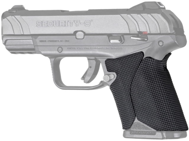 Hogue Wrapter Rubber Adhesive Grip Ruger Security 9 Compact Black/Block Texture - Hogue