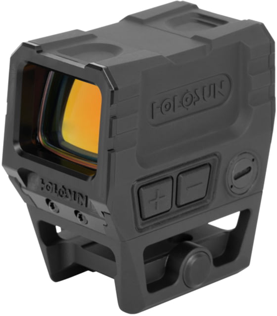 Holosun AEMS CORE X2 1x 1.1x0.87in Reflex Red Dot Sight Gold 2 MOA Dot Reticle Black - Holosun