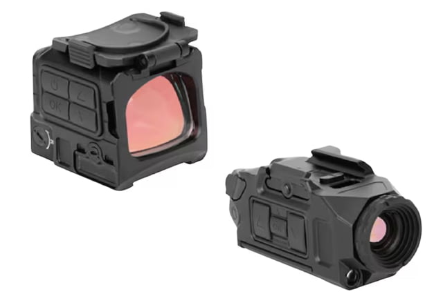 Holosun  Digital Pistol Reflex Red Dot Thermal Fusion Sight 50fps 640x480 2 MOA Dot/65 MOA/32 MOA Circle Dot Multi-Reticle Black - Holosun