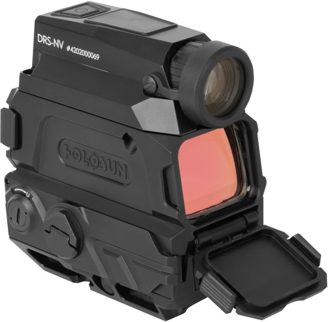 Holosun DRS-NV Digital Red Dot Night Vision Fusion Sight, 1024x768 Resolution, 60hz, 2 MOA Dot/65 MOA Circle Red Reticles, Black, DRS-NV