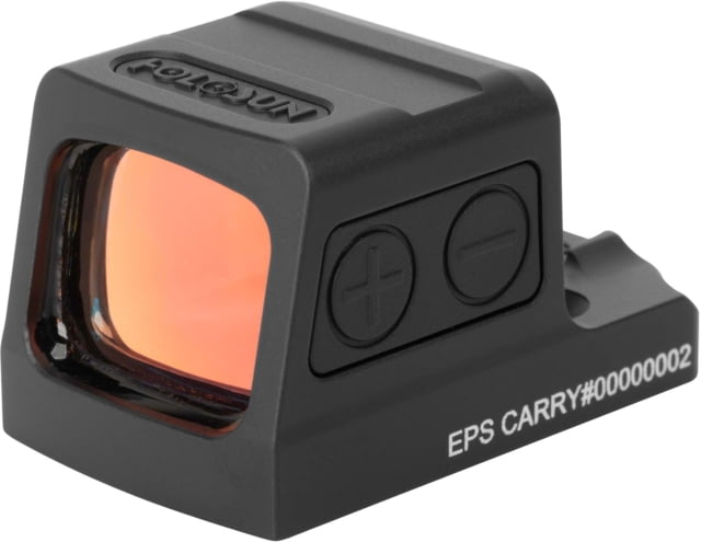 Holosun EPS Carry Enclosed Pistol Sight 1x, 6 MOA, Red Reticle, Black, EPS-CARRY-RD-6