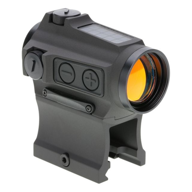 Holosun Elite Micro 1x20mm, 2MOA Dot / 65 MOA Circle Green Dot Sight, Black, HE503CU-GR ELITE