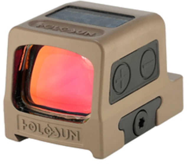 Holosun HE509T X2 Enclosed Reflex Optical Red Dot Sight, Red LED, Flat Dark Earth, HE509T-RD X2 FDE