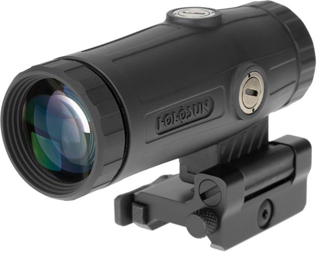 Holosun HM3X Red Dot Magnifier, 3X, Integrated QD Mount w/Optional Spacer, Black, HM3X