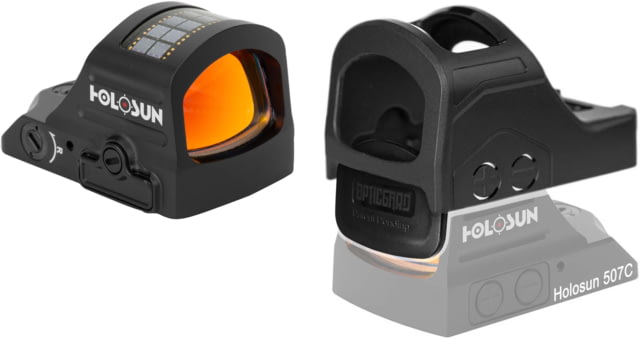 Holosun HS407C-X2 with Black OpticGard Scope Cover