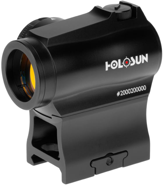 Holosun HS503R Classic Series Red Dot Sight 1x20mm, 2 MOA Dot/65 MOA Ring, CR2032 Battery, Black, HS503R