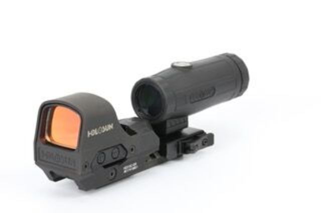 Holosun HS510C Open Reflex Circle Dot Sight w/HM3X Magnifier Combo, Black, HS510C+HM3X COMBO