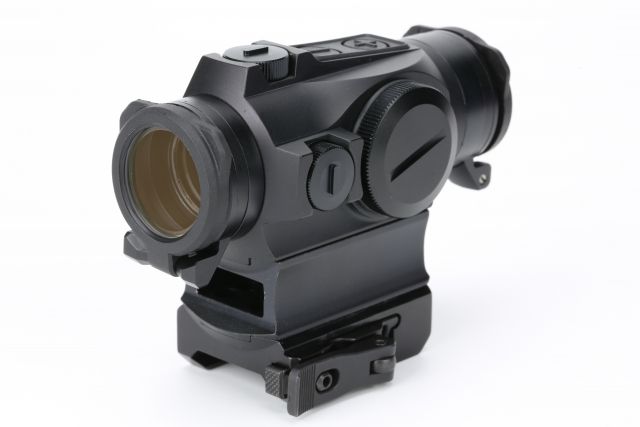 Holosun Elite 1x20mm, 65 MOA Circle / 2 MOA Dot Reticle Green LED Dot Sight, Black, HE515GM-GR Elite