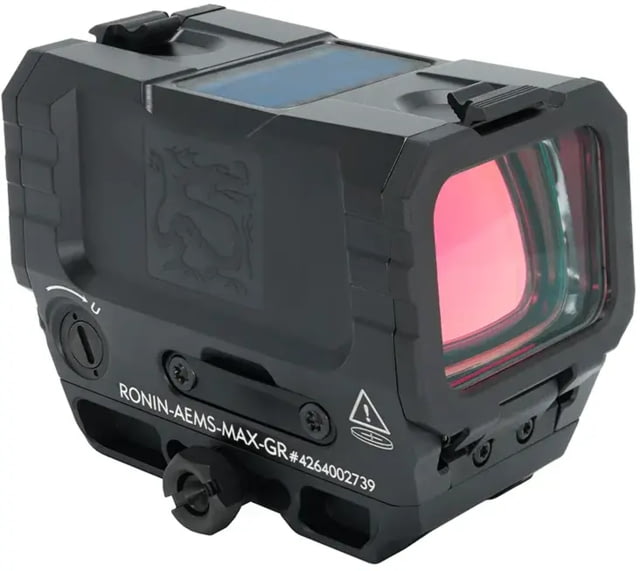 Holosun Ronin Advanced Enclosed Reflex Micro Green Dot Sight 1x1.57x1.18 Multi Reticle Black