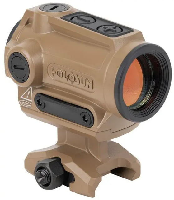 Holosun ARO Reflex Red Dot Sight 1x22mm 2 MOA Red Dot Flat Dark Earth - Holosun