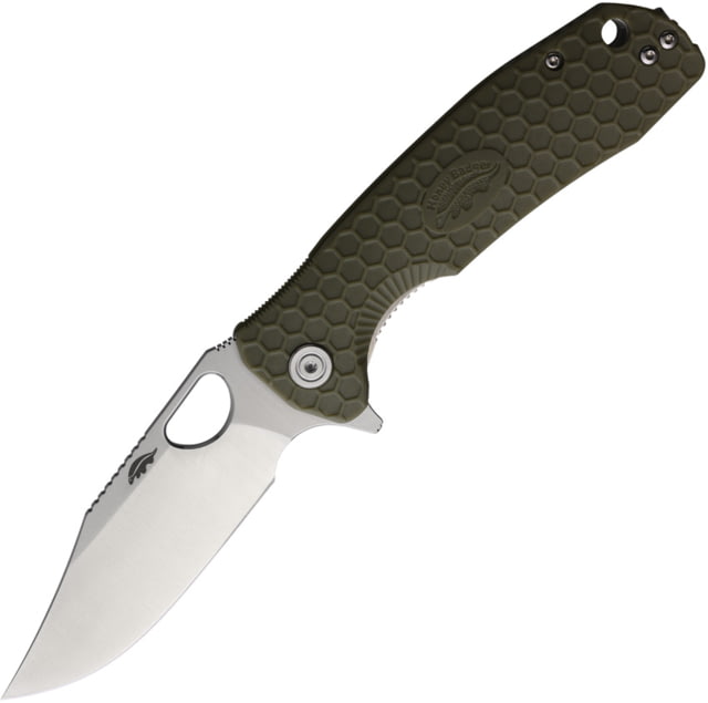 Honey Badger Knives Large Linerlock Clip Green - Honey Badger Knives