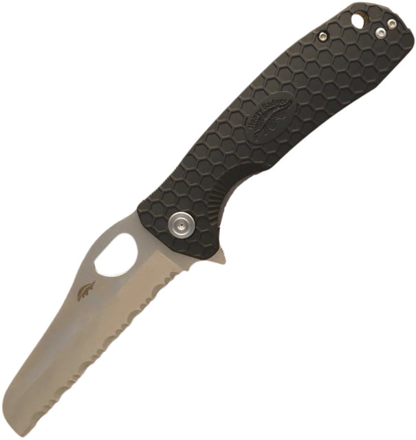 Honey Badger Knives Large Rescue Linerlock Blk - Honey Badger Knives