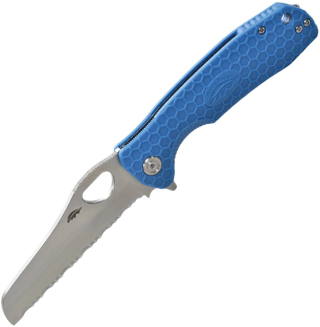 Honey Badger Knives Large Rescue Linerlock Blu - Honey Badger Knives
