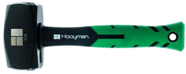 Hooyman Sledge Hammer 4lb 11in Black/Green