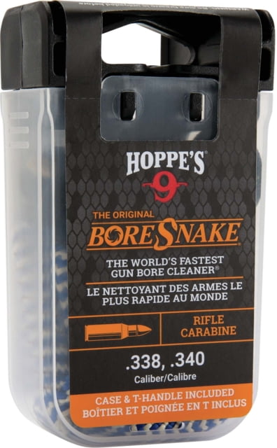 Hoppe's 9 Boresnake Snake Den Cleaning Kit for Rifle .338 Lapua Magnum .340 Weatherby Magnum