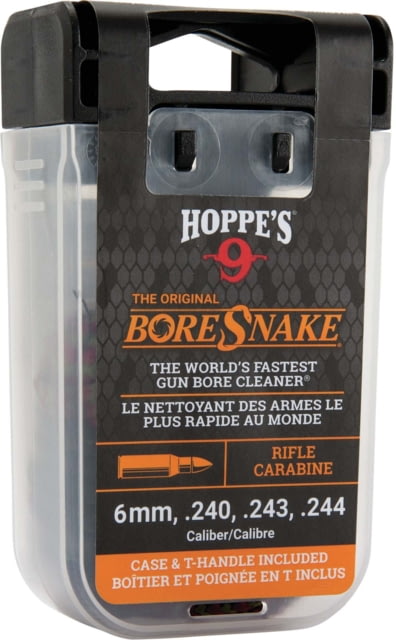 USED Hoppe's 9 Boresnake Snake Den Cleaning Kit for Rifle .240 Weatherby Magnum .243 Winchester .244 Remington 6mm Caliber  EDEMO1 Used - Hoppe's 9