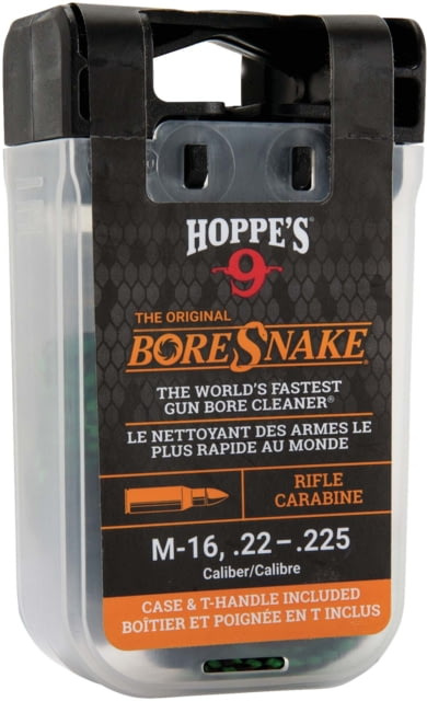 Hoppe's 9 Boresnake Snake Den Cleaning Kit for Rifle .22 Remington Automatic .223 Remington