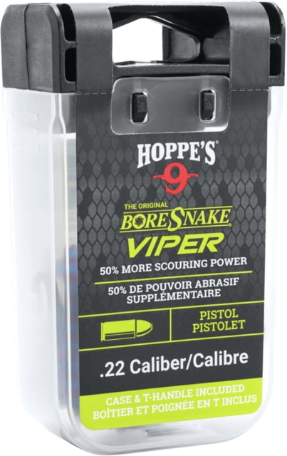 Hoppe's 9 Boresnake Viper Den Cleaning Kit for Pistol/Rifle .22 Caliber