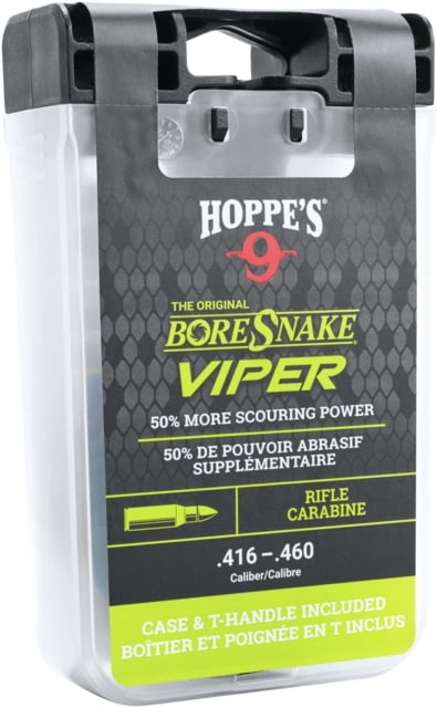 Hoppe's 9 Boresnake Viper Den Cleaning Kit for Rifle .416 Remington Magnum .44 Magnum .45-70 Government .458 SOCOM .460 Weatherby Magnum