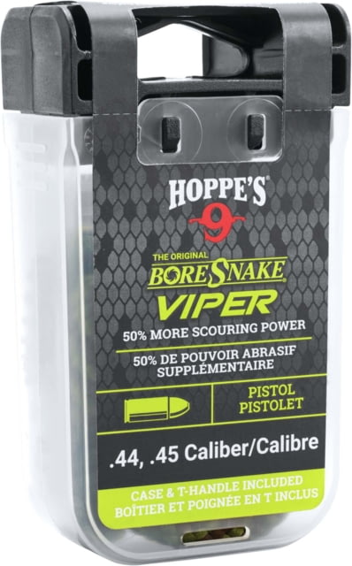 Hoppe's 9 Boresnake Viper Den Cleaning Kit for Pistol/Rifle .44 Magnum .45 ACP