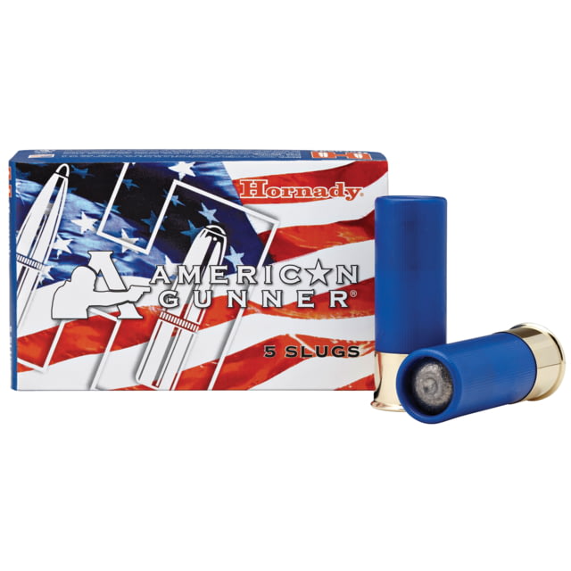 nady American Gunner 12 Gauge 1 Oz 2.75 In Rifled Slug Centerfire Shotgun Slug 5 Rounds Ammo