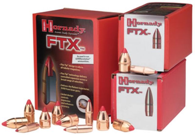 US Hornady FTX Pistol Bullets, 45 Caliber, .452, 200 Grain, FTX Tech Data