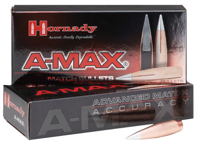 Hornady A-MAX Rifle Bullets 50 Caliber .510 750 Grain 20 Box