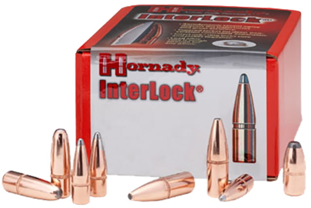US Hornady InterLock Rifle Bullets, 30 Caliber, .308 220 Grain, Round Nose, 100 Per Box/ 15 Case Tech Data