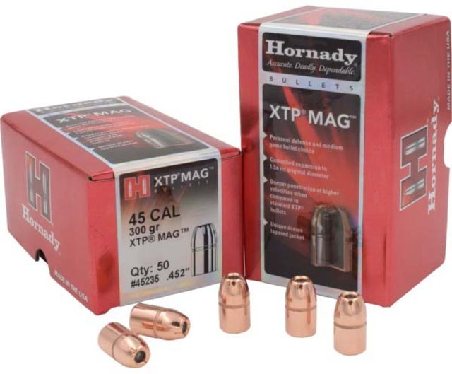 Hornady XTP Mag Pistol Bullets 45 Caliber .452 300 Grain Hollow Point