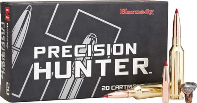 Hornady Precision Hunter .300 Remington Short Action Ultra Magnum 178 grain Extremely Low Drag - eXpanding Brass Cased Centerfire Rifle Ammo 20 Rounds