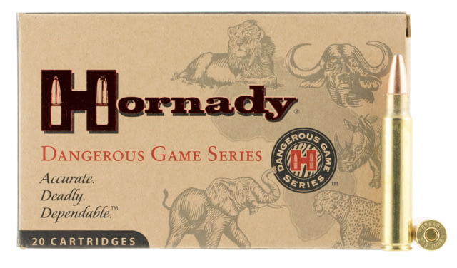 Hornady Dangerous Game .458 Lott 500 Grain Dangerous Game Solid Brass Cased Centerfire Rifle Ammo 20 Rounds nady Dangerous Game .458 Lott 500 Grain Dangerous Game Solid Brass Cased Centerfire Rifle 20 Rounds Ammo