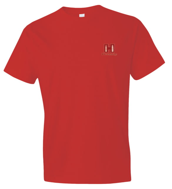 Hornady Hornady Cotton Short Sleeve T-Shirt - Men's 2XL Red - $22.99 at Optics Planet