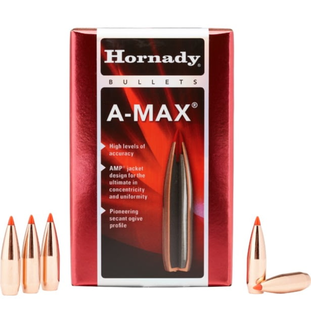 Hornady A-MAX Rifle Bullets 30 Caliber .308 168 Grain