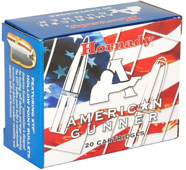 nady American Gunner 10mm Auto 155 Grain XTP Centerfire Pistol 20 Rounds 25RD Ammo