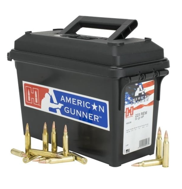 nady American Gunner Rifle .223 Rem 55 Gr HP-Match 3240 Fps 247/ct Ammo