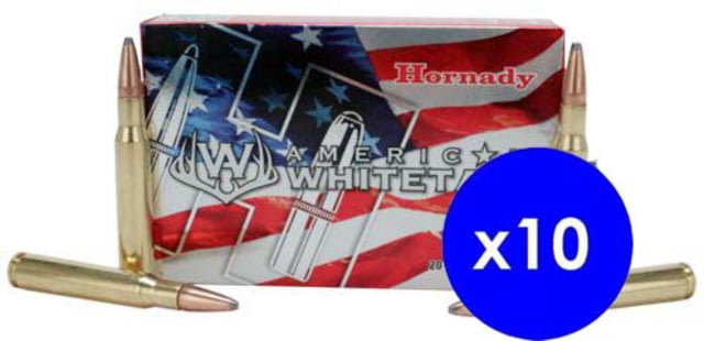 Hornady American Whitetail .30-06 Springfield 150 grain InterLock SP Brass Cased Centerfire Rifle Ammo