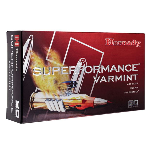 Hornady Superformance .223 Remington 55 grain Gilding Metal eXpanding Brass Cased Centerfire Rifle Ammo 20 Rounds - Hornady