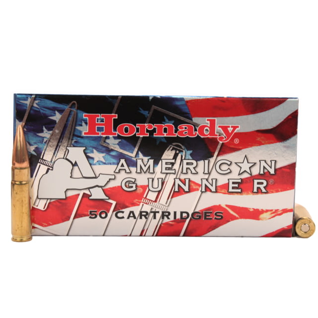 nady American Gunner .300 AAC Blackout 125 Grain Hollow Point Brass Cased Centerfire Rifle 50 Rounds Ammo