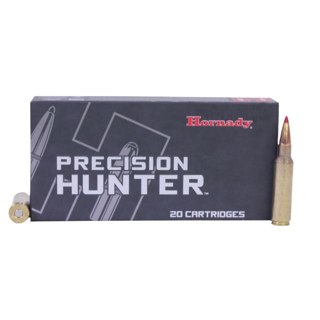 Hornady Precision Hunter .300 Ruger Compact Magnum 178 grain Extremely Low Drag - eXpanding Brass Cased Centerfire Rifle Ammo 20 Rounds