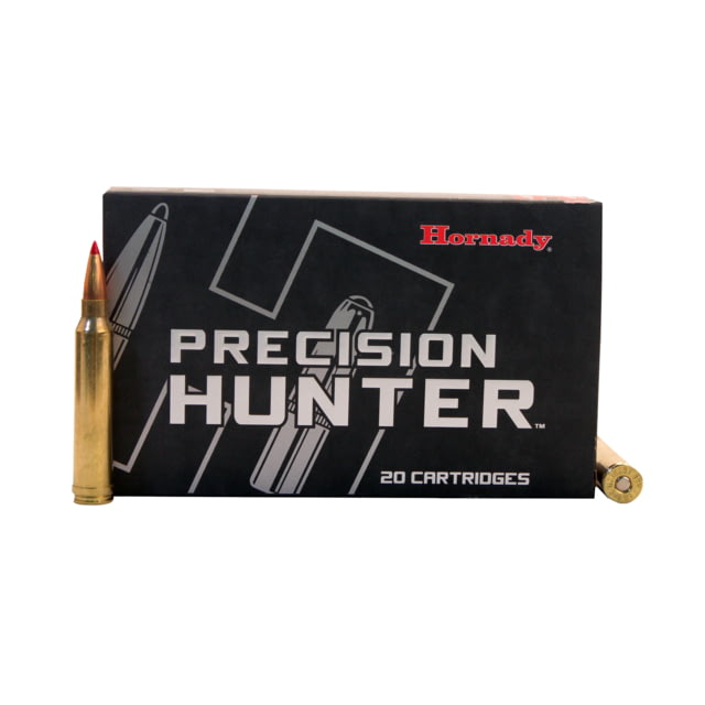 Hornady Precision Hunter .300 Winchester Magnum 200 Grain Extremely Low Drag Ammo - EXpanding Brass Cased Centerfire Rifle Ammo 20 Rounds EXpanding Brass Cased Centerfire Rifle 20 Rounds Ammo
