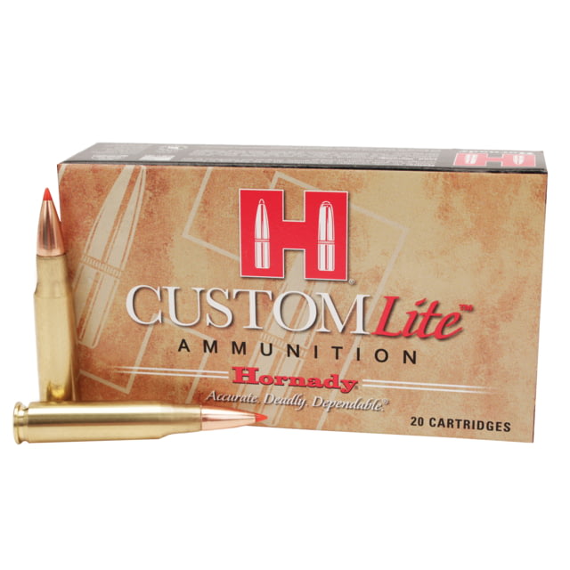 Hornady Custom .308 Winchester 125 Grain Super Shock Tip Brass Cased Centerfire Rifle Ammo 20 Rounds nady Custom .308 Winchester 125 Grain Super Shock Tip Brass Cased Centerfire Rifle 20 Rounds Ammo