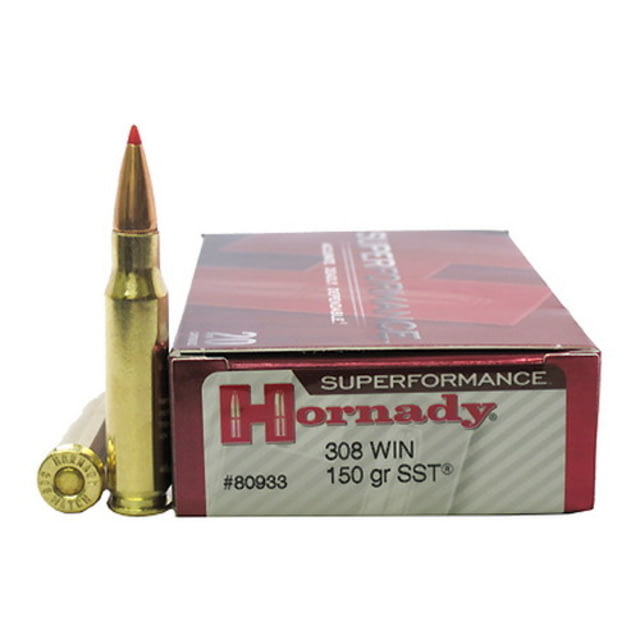 nady Superformance .308 Winchester 150 Grain Super Shock Tip Brass Cased Centerfire Rifle 20 Rounds Ammo