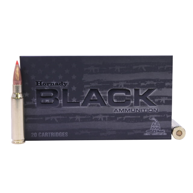 nady BLACK .308 Winchester 155 Grain A-MAX Brass Cased Centerfire Rifle 20 Rounds Ammo