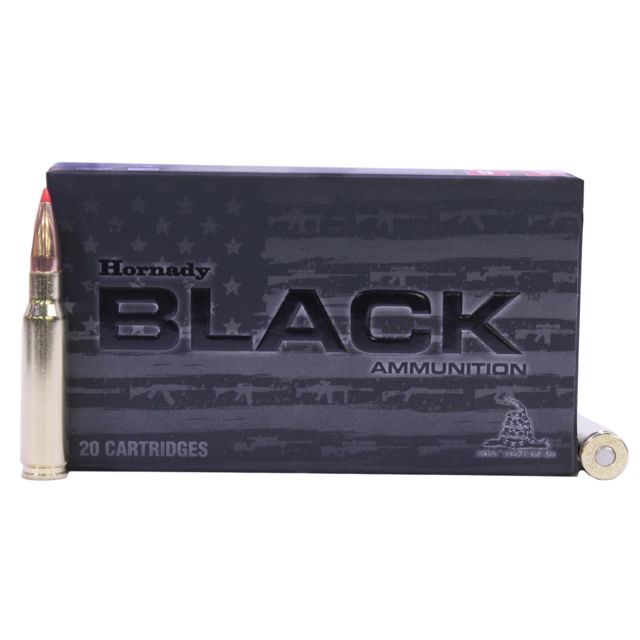 nady BLACK .308 Winchester 168 Grain A-MAX Brass Cased Centerfire Rifle 20 Rounds Ammo