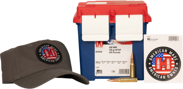 nady .308 Winchester 155 Grain Brass Cased Match Rifle Ammunition 250 Round Ammo